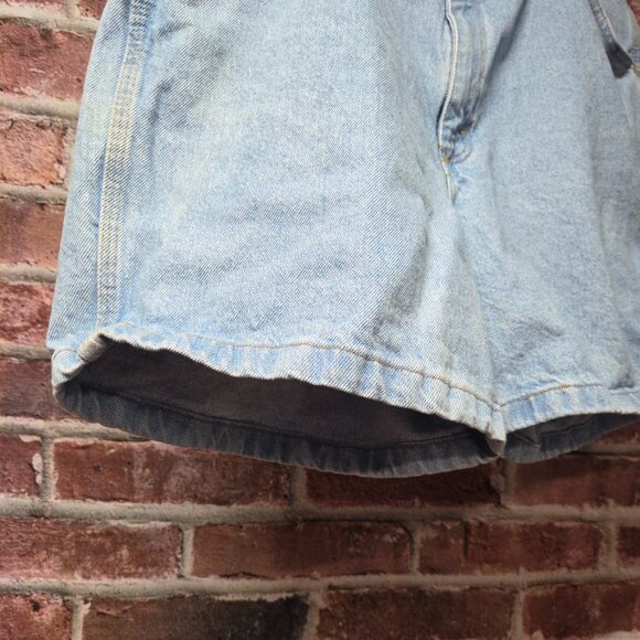 Wrangler Jean Shorts M | Blue Denim Vintage Western Y2K High Waist Summer - Picture 5 of 5